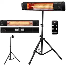 Netto Marken-Discount Echos Heizstrahler mit Fernbedienung Timer 3 Leistungsstufen 1500W Angebot
