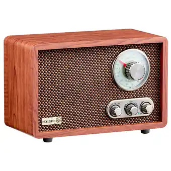 Netto Marken-Discount Cyberlux Bluetooth Retro-Radio mit USB/SD-Karten Slot AM/FM Radio Angebot