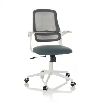 Netto Marken-Discount hjh OFFICE Home Office Bürostuhl MIKO W ECO Stoff/Netzstoff mit abklappbaren Armlehnen Angebot