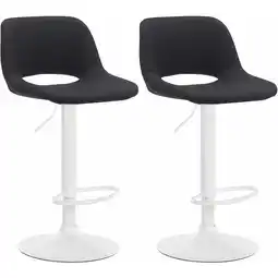 Netto Marken-Discount CLP 2er Set Barhocker Camden I Stoff-Bezug Angebot