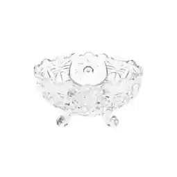 Netto Marken-Discount 6 Tlg. Set Servierschale aus Glas Oval Glasschalen mit Muster Angebot