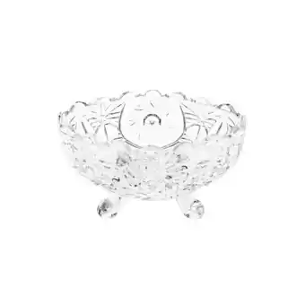 Netto Marken-Discount 6 Tlg. Set Servierschale aus Glas Oval Glasschalen mit Muster Angebot