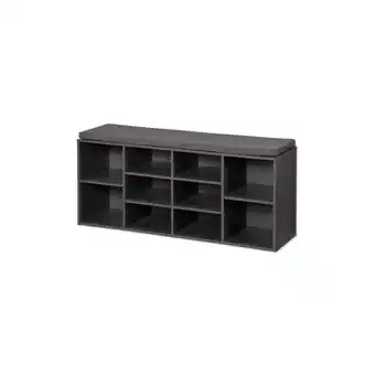 Netto Marken-Discount Kesper Schuhschrank mit Sitzkissen - versch. Ausführungen - Grau Angebot