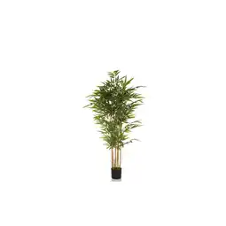 Netto Marken-Discount hjh OFFICE Kunstpflanze BAMBUS II Kunststoff, Stoff Angebot