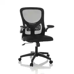 Netto Marken-Discount hjh OFFICE Home Office Bürostuhl BELIO Stoff/Netzstoff mit abklappbaren Armlehnen Angebot