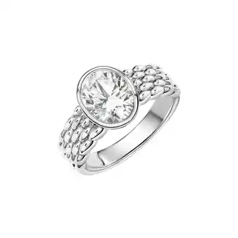Netto Marken-Discount Zeeme Silber Ring 925/- Sterling Silber rhodiniert Zirkonia Angebot