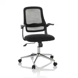 Netto Marken-Discount hjh OFFICE Home Office Bürostuhl MIKO B ECO Stoff/Netzstoff mit abklappbaren Armlehnen Angebot