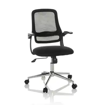 Netto Marken-Discount hjh OFFICE Home Office Bürostuhl MIKO B ECO Stoff/Netzstoff mit abklappbaren Armlehnen Angebot