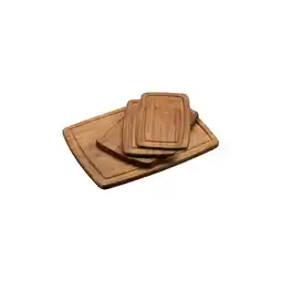 Netto Marken-Discount KESPER Schneidbrett-4erSet,dunkeler Bambus, FSC Angebot