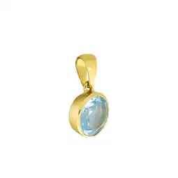 Netto Marken-Discount Fascination by Ellen K. Anhänger 585/- Gelbgold Blautopas Angebot