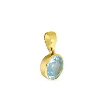 Netto Marken-Discount Fascination by Ellen K. Anhänger 585/- Gelbgold Blautopas Angebot