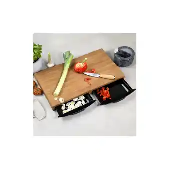 Netto Marken-Discount KESPER Schneidebrett mit 2 Auffangschalen, FSC Angebot
