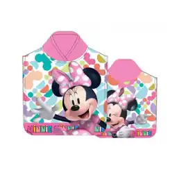 Netto Marken-Discount Minnie Maus Praktischer Baumwoll Poncho für Kinder mit Kapuze Angebot