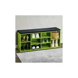 Netto Marken-Discount Kesper Schuhschrank mit Sitzkissen - versch. Ausführungen - Grün Angebot