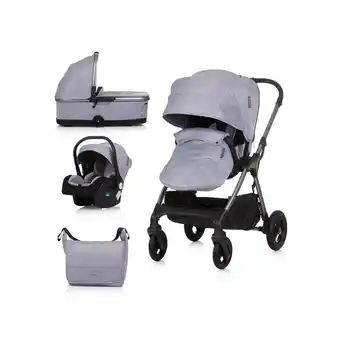 Netto Marken-Discount Chipolino Kombikinderwagen 3 in 1 Infinity i-Size Babyschale Babywanne Sportsitz grau Angebot