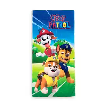 Netto Marken-Discount Paw Patrol Kinderhandtuch Strandtuch für Kinder aus Baumwolle Angebot