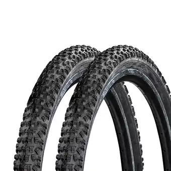 Netto Marken-Discount MTraxx Fahrradreifen Mountainbike Fahrrad MTB 2 Reifen schwarz 24 x 2,1 Angebot