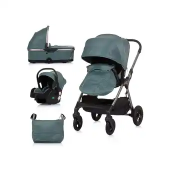 Netto Marken-Discount Chipolino Kombikinderwagen 3 in 1 Infinity i-Size Babyschale Babywanne Sportsitz grün Angebot