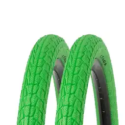 Netto Marken-Discount Kenda Krackpot Colour Fahrradreifen BMX Kinderfahrrad 2 Reifen grün Angebot