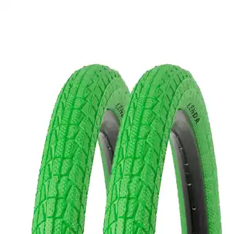 Netto Marken-Discount Kenda Krackpot Colour Fahrradreifen BMX Kinderfahrrad 2 Reifen grün Angebot
