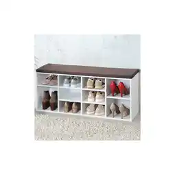 Netto Marken-Discount Kesper Schuhschrank mit Sitzkissen - versch. Ausführungen - Weiß Angebot