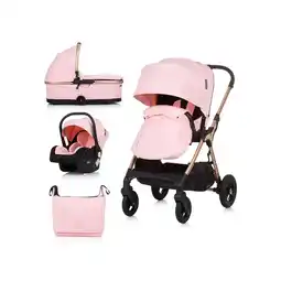 Netto Marken-Discount Chipolino Kombikinderwagen 3 in 1 Infinity i-Size Babyschale Babywanne Sportsitz rosa Angebot