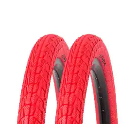 Netto Marken-Discount Kenda Krackpot Colour Fahrradreifen BMX Kinderfahrrad 2 Reifen rot Angebot