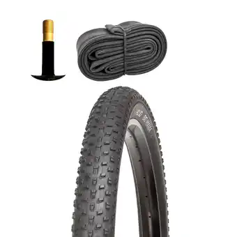 Netto Marken-Discount Kujo Big Mama Fatbike Fahrradreifen 26 x 4,0 Fat Tire 1 Reifen mit Schlauch AV Angebot