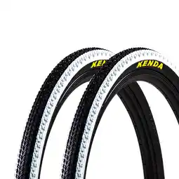 Netto Marken-Discount Kenda Fahrradreifen für Mountainbike Fahrrad 2 Reifen 24 x 1,95 schwarz/weiß Angebot