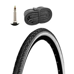 Netto Marken-Discount Meghna Fahrradreifen City Trekking Tour 1 Reifen 28 x 1,5 schwarz/weiß mit 1 Schlauch FV Angebot