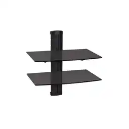 Netto Marken-Discount tectake Wandregal, mit 2 Ablagen, höhenverstellbar, 45 x 42 x 30 cm Angebot