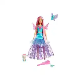 Netto Marken-Discount Mattel JCW48 - Barbie - A Touch of Magic - Malibu Puppe mit zwei märchenhaften Tieren Angebot