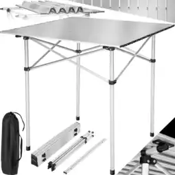 Netto Marken-Discount tectake Campingtisch, klappbar, wetterfest, 70 x 70 x 70 cm Angebot