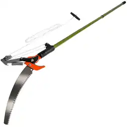 Netto Marken-Discount tectake Teleskop-Astschere, mit Seilzug und Säge, Schnittkapaziät 30 mm, rutschfester Griff Angebot