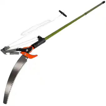 Netto Marken-Discount tectake Teleskop-Astschere, mit Seilzug und Säge, Schnittkapaziät 30 mm, rutschfester Griff Angebot