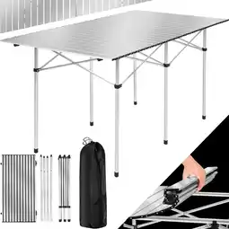 Netto Marken-Discount tectake Campingtisch, klappbar, wetterfest, 140 x 70 x 70 cm Angebot