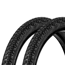 Netto Marken-Discount MTF BMX Fahrradreifen 20 Zoll 2 Reifen 20 x 2,125 schwarz Stollenprofil Angebot