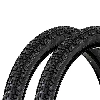Netto Marken-Discount MTF BMX Fahrradreifen 20 Zoll 2 Reifen 20 x 2,125 schwarz Stollenprofil Angebot