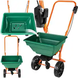 Netto Marken-Discount tectake Streuwagen, 25 l, große Räder, 75 x 46 x 105 cm Angebot