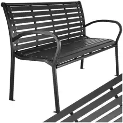 Netto Marken-Discount tectake Gartenbank, 3-Sitzer, wetterfest, 126 x 62 x 81,5 cm Angebot