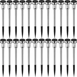 Netto Marken-Discount tectake 24-er Set LED-Solarlampen, bunt, mit Erdspieß, 4,7 x 37 cm Angebot
