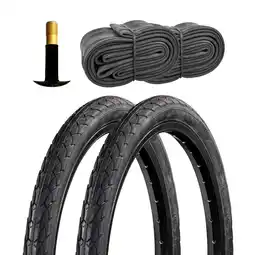 Netto Marken-Discount CST Fahrradreifen mit Straßenprofil City Kinderrad 2 Reifen 20 x 1,75 schwarz mit 2 Schläuchen AV Angebot