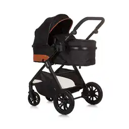 Netto Marken-Discount Chipolino Kinderwagen Harmony 2 in 1 Wickeltasche, Getränkehalter, Fußabdeckung schwarz Angebot