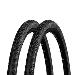 Netto Marken-Discount Meghna Fahrradreifen City Trekking Tour 2 Reifen 28 x 1,5 schwarz glatter Mittelstreifen Angebot