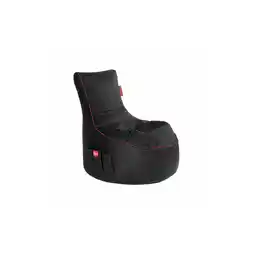 Netto Marken-Discount Gamewarez Gaming Sitzsack Classic - Kunstleder Crimson Hurricane (Schwarz/Rot) Angebot