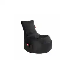 Netto Marken-Discount Gamewarez Gaming Sitzsack Classic - Kunstleder Arctic Hurricane (Schwarz/Blau) Angebot