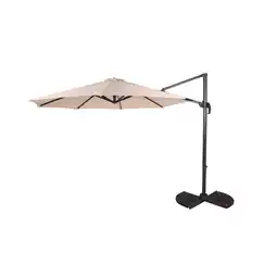 Netto Marken-Discount Deluxe-Ampelschirm Ø 300 cm, beige Angebot