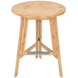 Netto Marken-Discount tectake Stehtisch, aus Holz, rund, standfest, 79x110 cm Angebot