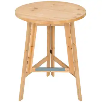 Netto Marken-Discount tectake Stehtisch, aus Holz, rund, standfest, 79x110 cm Angebot