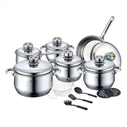 Netto Marken-Discount Topf-, Brat- und Kochtopfset mit Thermo-Hitzeregelung Angebot